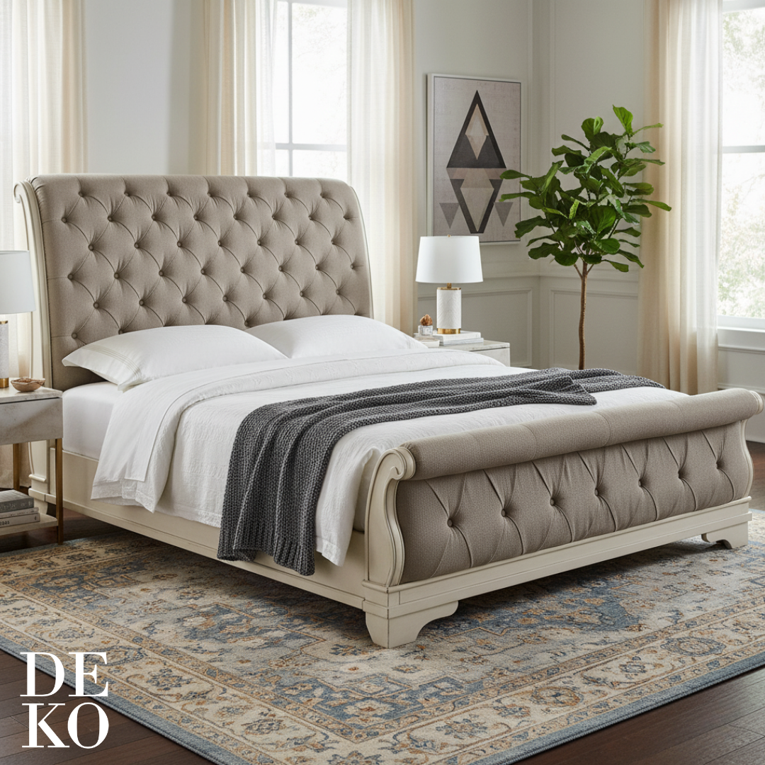 Cama Sleigh ‘Regencia’ (King Size) con Envío Gratis en DEKO