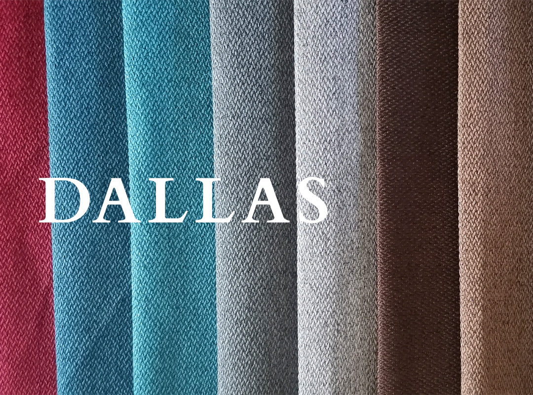 Tejido Dallas de poliéster, ideal para áreas de alto tráfico