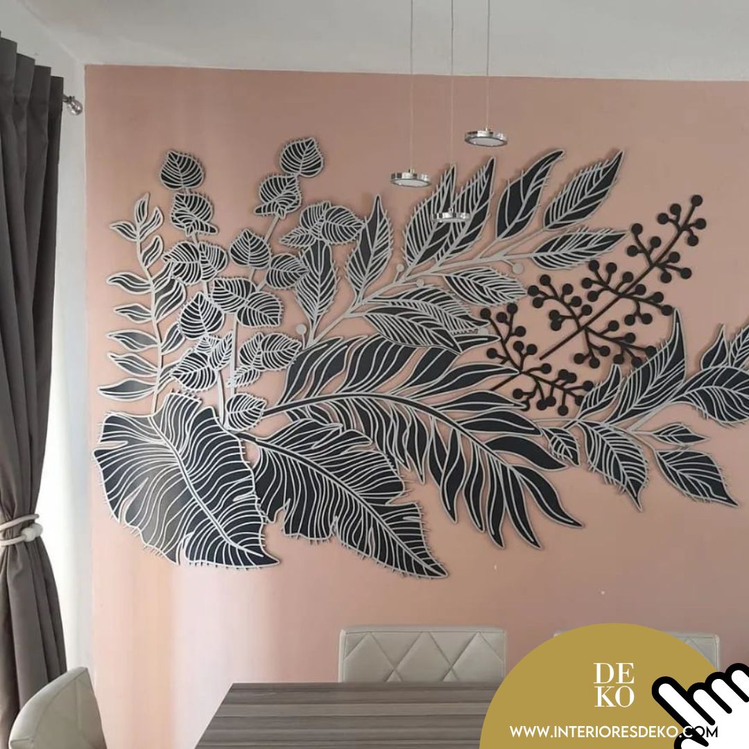 Paneles 3D Para Paredes - Modelo Hojas Costa Rica con Envío Gratis