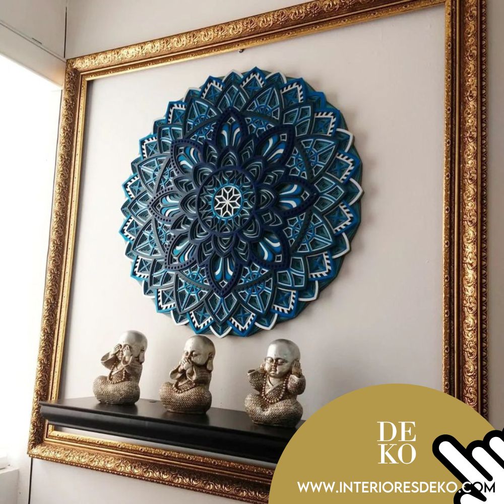 Paneles 3D Para Paredes - Modelo Mándala Elementos con Envío Gratis en DEKO