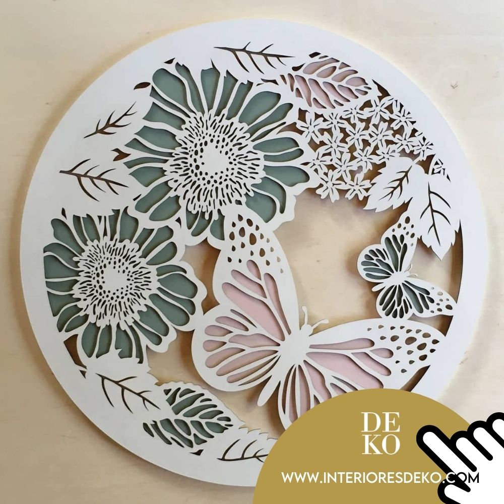 Paneles 3D Para Paredes - Modelo Círculos Alice con Envio Gratis en DEKO
