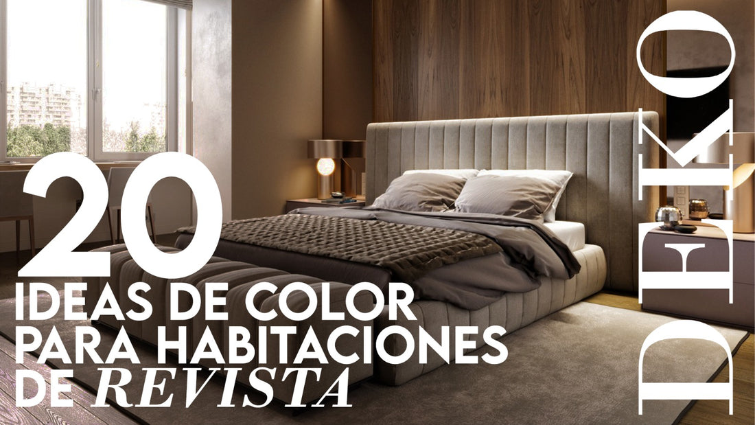 Ideas de color para habitaciones de revista