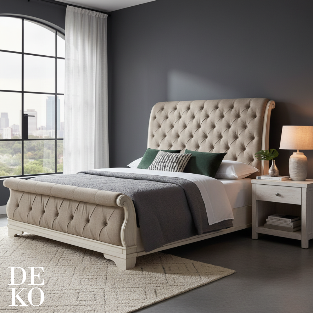 Cama Sleigh ‘Regencia’ (King Size) con Envío Gratis en DEKO