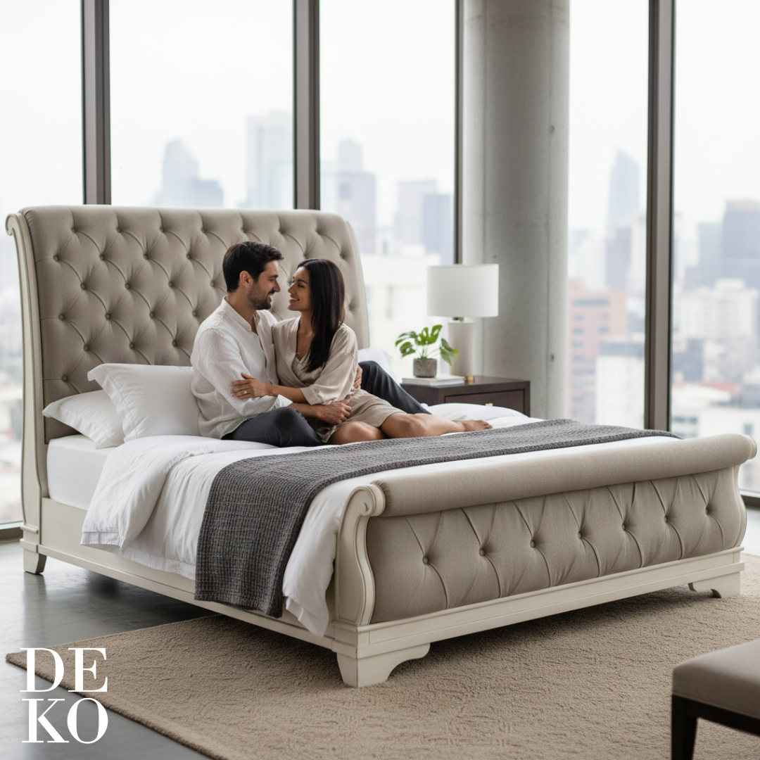 Cama Sleigh ‘Regencia’ (King Size) con Envío Gratis en DEKO