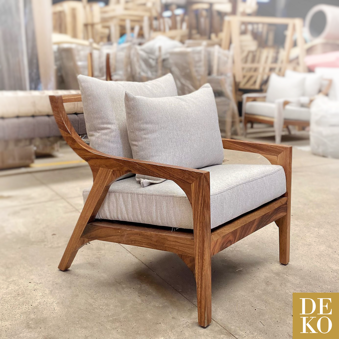 Sillón Individual de Parota - Modelo Chocolate con Envío Gratis en DEKO