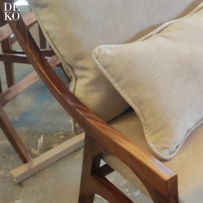 Sillón Individual de Parota - Modelo Chocolate con Envío Gratis en DEKO