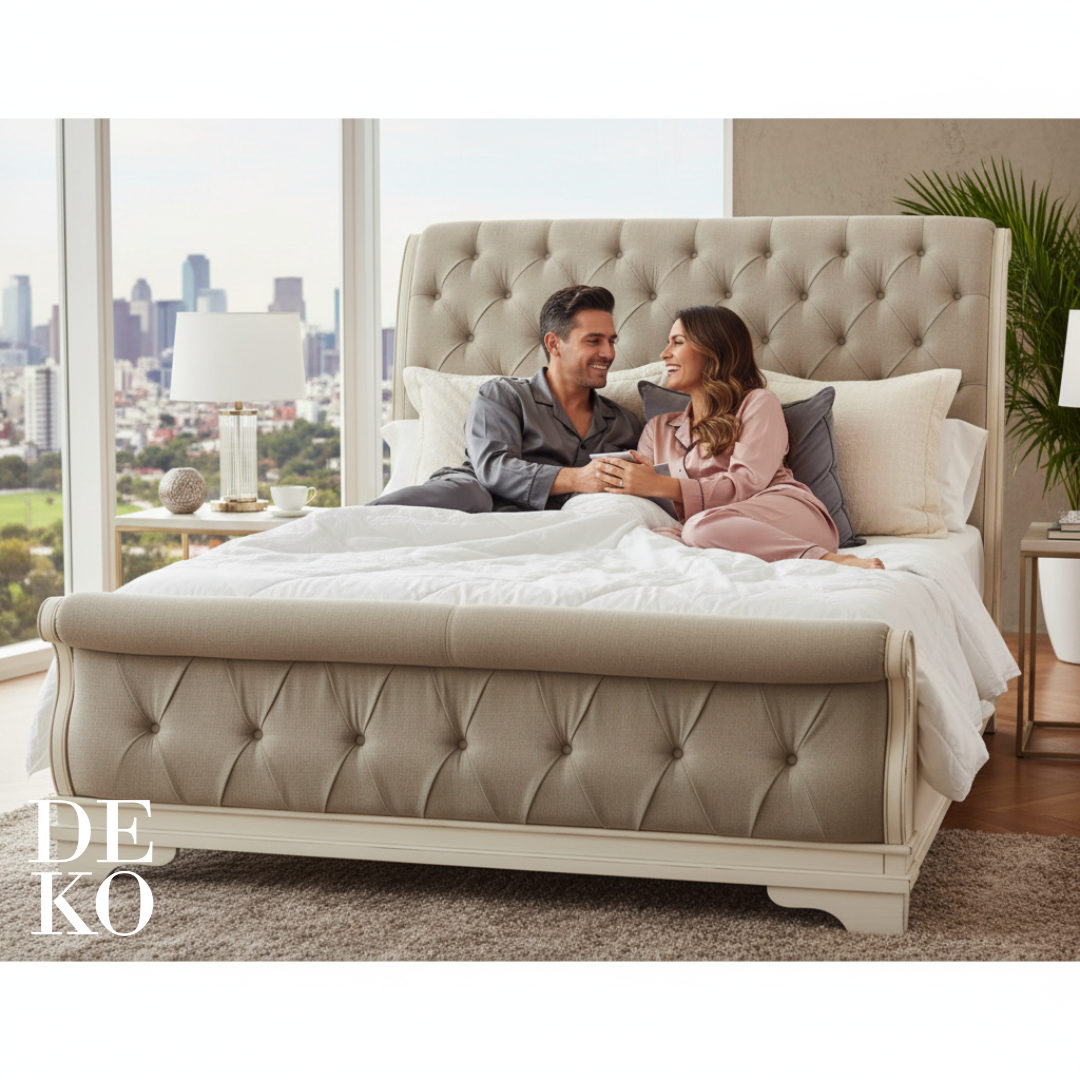Cama Sleigh ‘Regencia’ (King Size) con Envío Gratis en DEKO