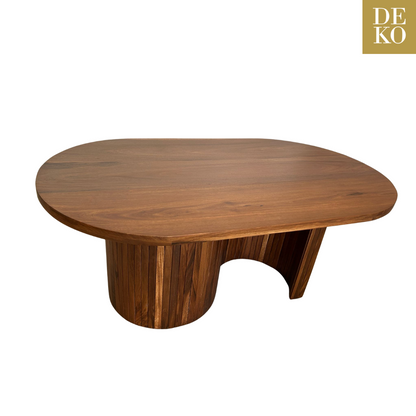 Mesa de Comedor de Parota Modelo Arcos Nogal con Envío Gratis en DEKO