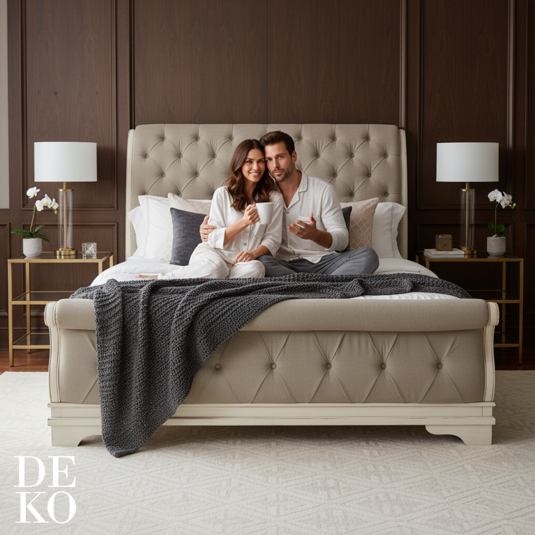 Cama Sleigh ‘Regencia’ (King Size) con Envío Gratis en DEKO