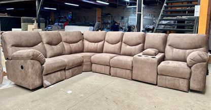 Sala de Piel Esquinera Reclinable Raptor con Envío Gratis en DEKO