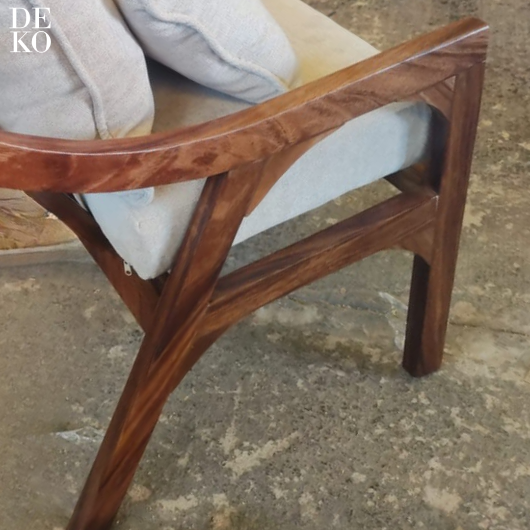 Sillón Individual de Parota - Modelo Chocolate con Envío Gratis en DEKO