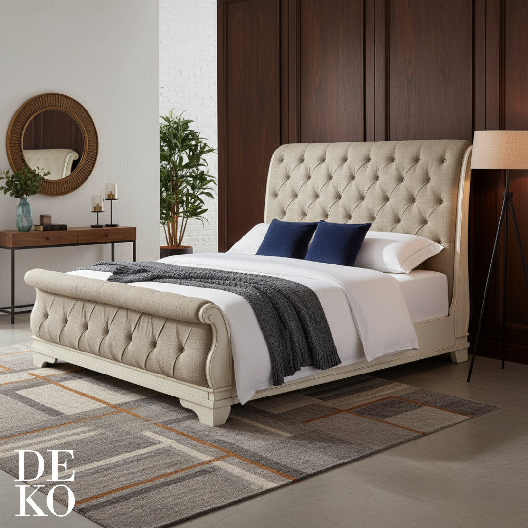 Cama Sleigh ‘Regencia’ (King Size) con Envío Gratis en DEKO