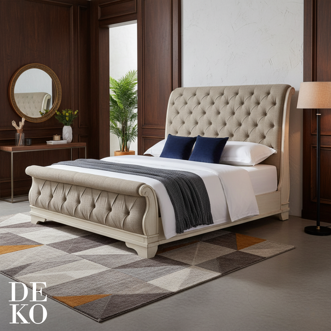 Cama Sleigh ‘Regencia’ (King Size) con Envío Gratis en DEKO