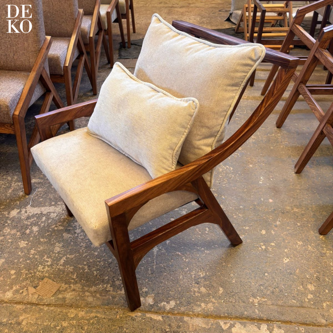 Sillón Individual de Parota - Modelo Chocolate con Envío Gratis en DEKO