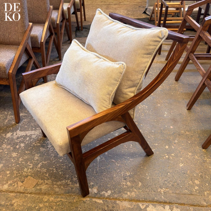 Sillón Individual de Parota - Modelo Chocolate con Envío Gratis en DEKO