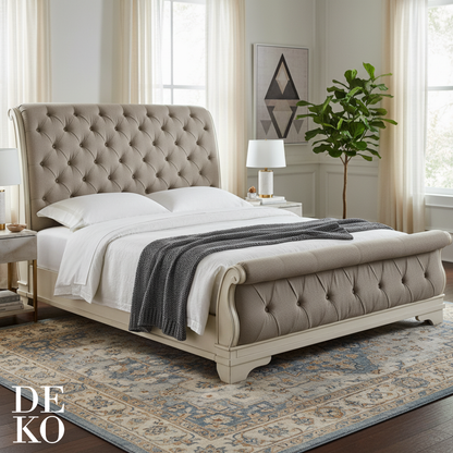 Cama Sleigh ‘Regencia’ (King Size) con Envío Gratis en DEKO