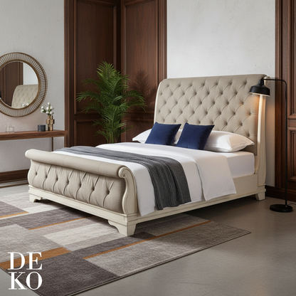 Cama Sleigh ‘Regencia’ (King Size) con Envío Gratis en DEKO