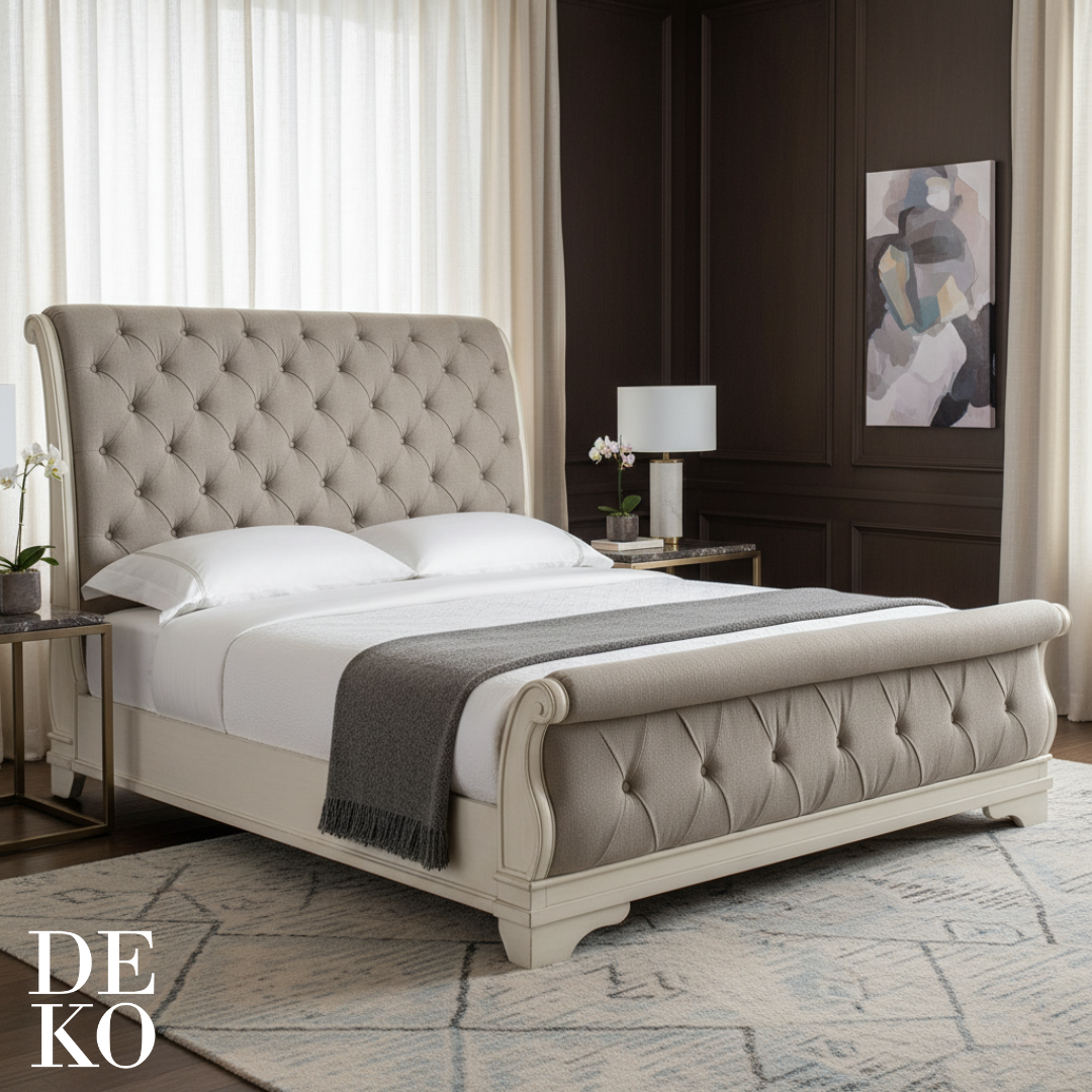 Cama Sleigh ‘Regencia’ (King Size) con Envío Gratis en DEKO