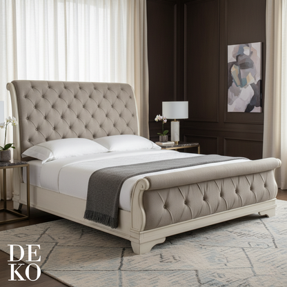 Cama Sleigh ‘Regencia’ (King Size) con Envío Gratis en DEKO