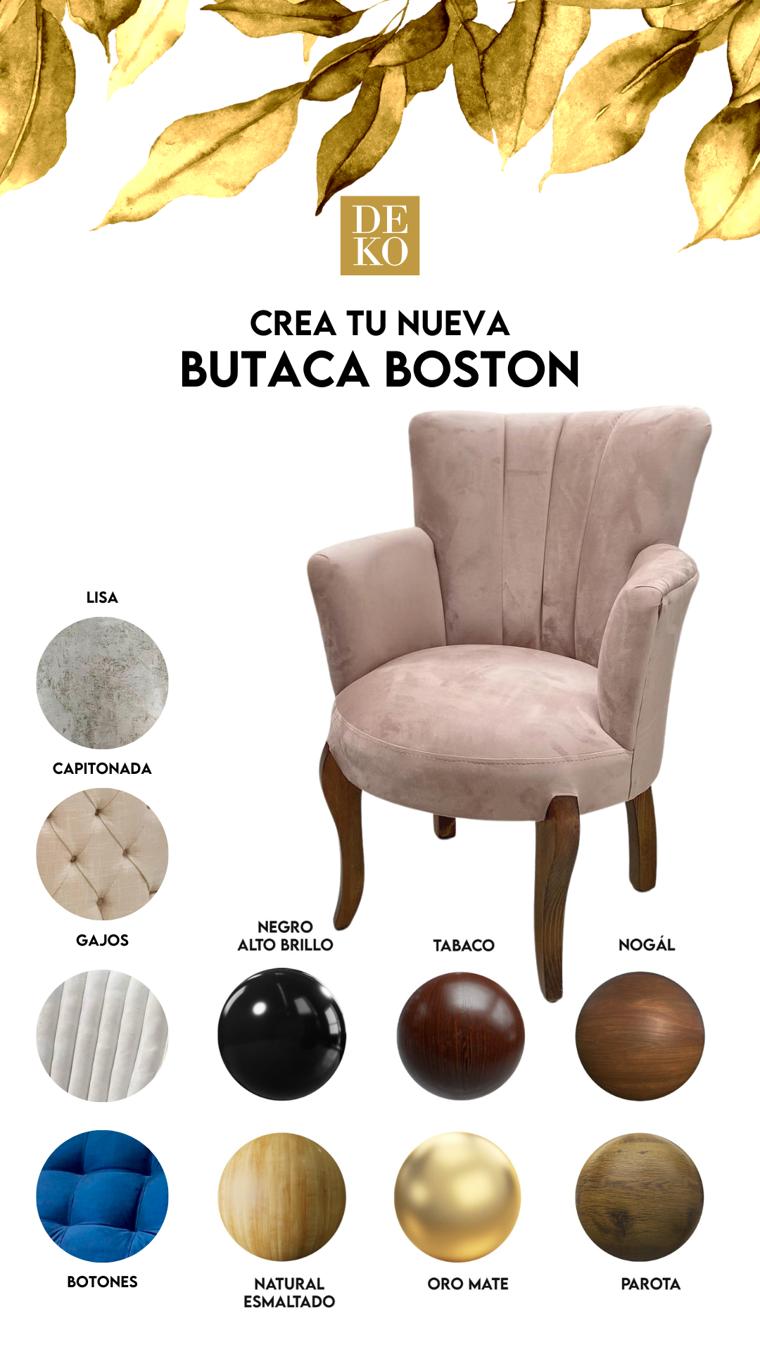 Sillón Individual Modelo Boston con Envío Gratis en DEKO