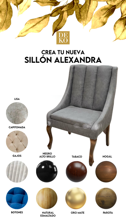 Sillón Individual - Modelo Alejandra con Envío Gratis en DEKO