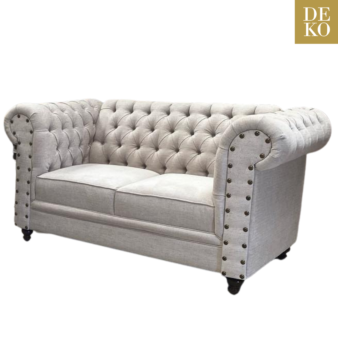 Loveseat Chesterfield Sillones | Muebles DEKO | Comodidad en Cuero