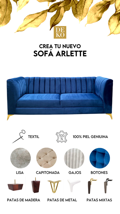 Salas Modernas - Sofá Modelo Arlette con Envío Gratis en DEKO