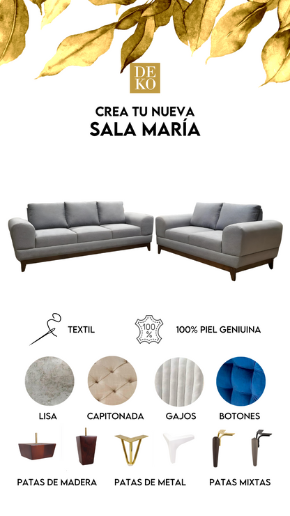Salas Modernas - Sala Modelo María con Envío Gratis en DEKO