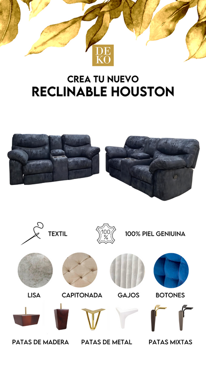 Love Seats Modelo Houston Reclinable con Envío Gratis en DEKO