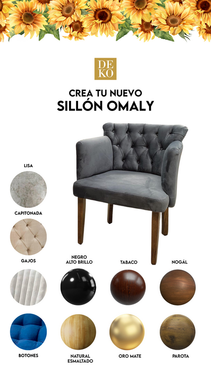 Sillón Individual - Modelo Omaly con Envío Gratis en DEKO