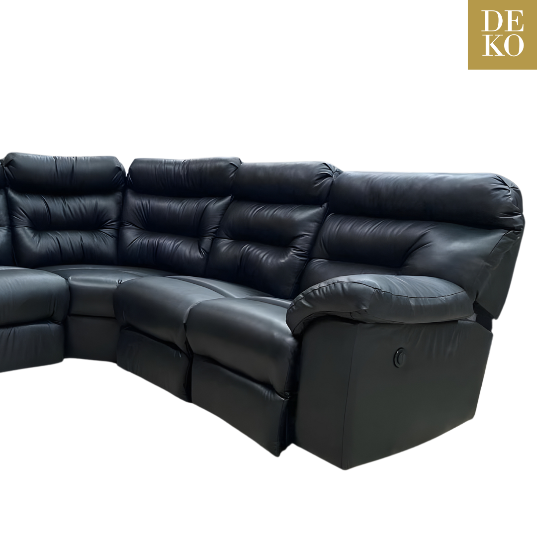 Sala de Piel Esquinera Reclinable Raptor con Envío Gratis en DEKO