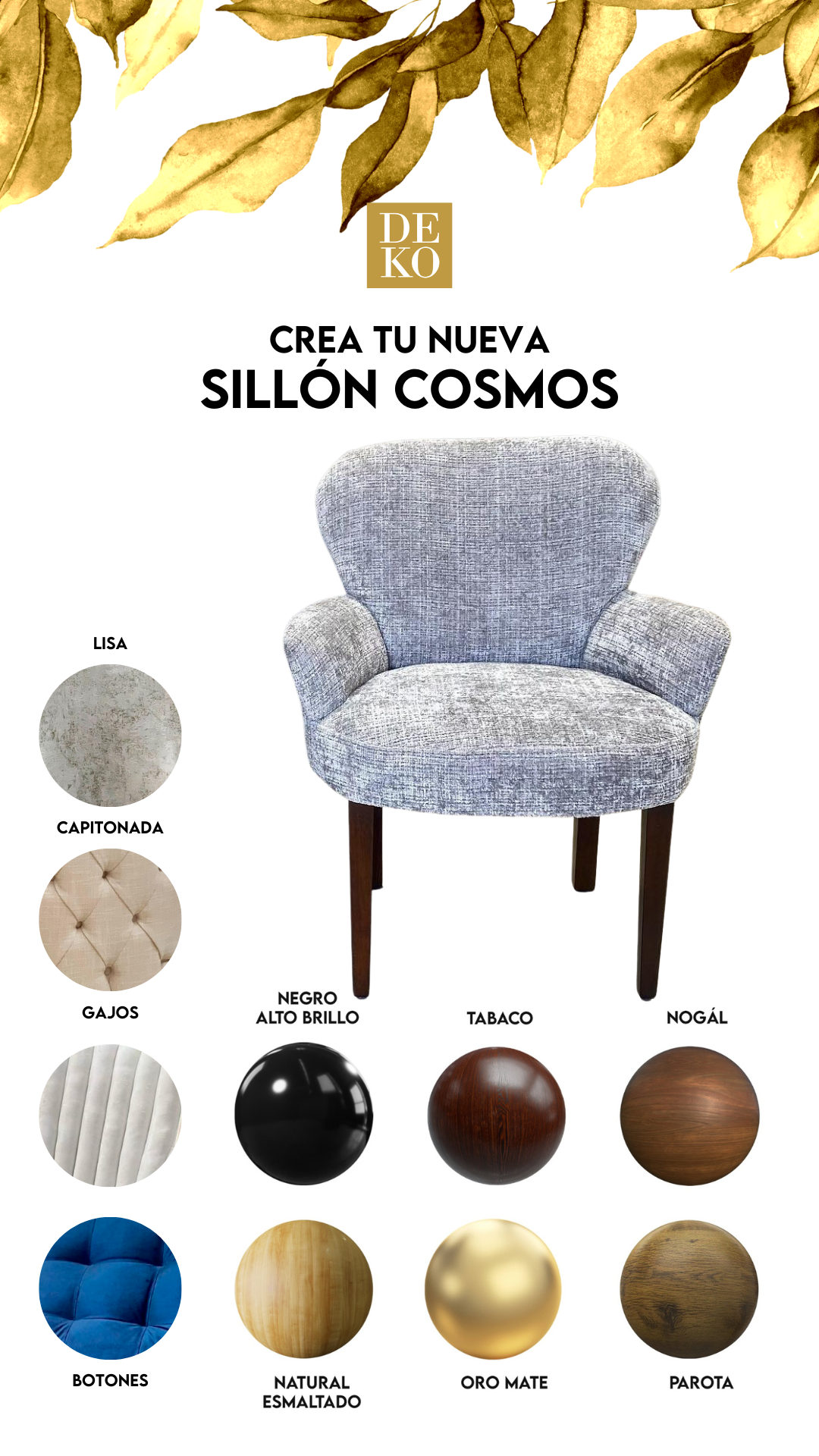 Sillón Individual - Modelo Cosmos con Envío Gratis en DEKO