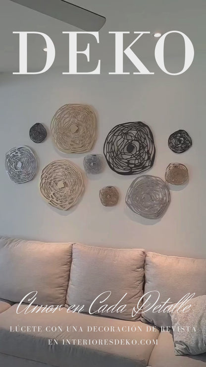 Paneles 3D Para Paredes - Modelo Nidos de Pájaro 14 con Envio Gratis en DEKO