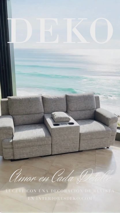 Love Seats Modelo Oleo Reclinable y Portavasos con Envío Gratis en DEKO