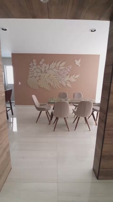 Paneles 3D Para Paredes - Modelo Hojas Costa Rica con Envío Gratis