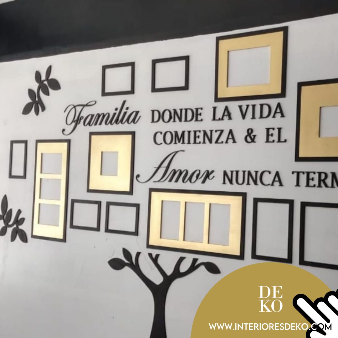 Paneles 3D Para Paredes - Modelo Árbol de Familia Grande con Envio Gratis en DEKO