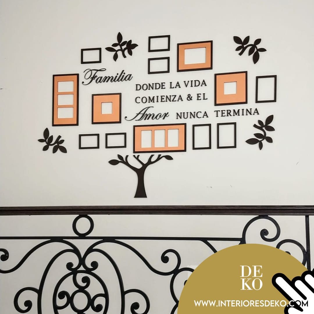Paneles 3D Para Paredes - Modelo Árbol de Familia Grande con Envio Gratis en DEKO