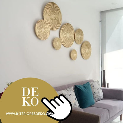 Paneles 3D Para Paredes -  Modelo Círculos del Sol Con Envío Gratis en DEKO