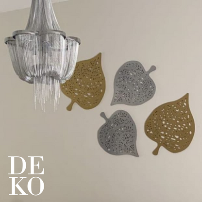 Paneles 3D Para Paredes - Modelo Hojas de Catalpa 6 con Envio Gratis en DEKO
