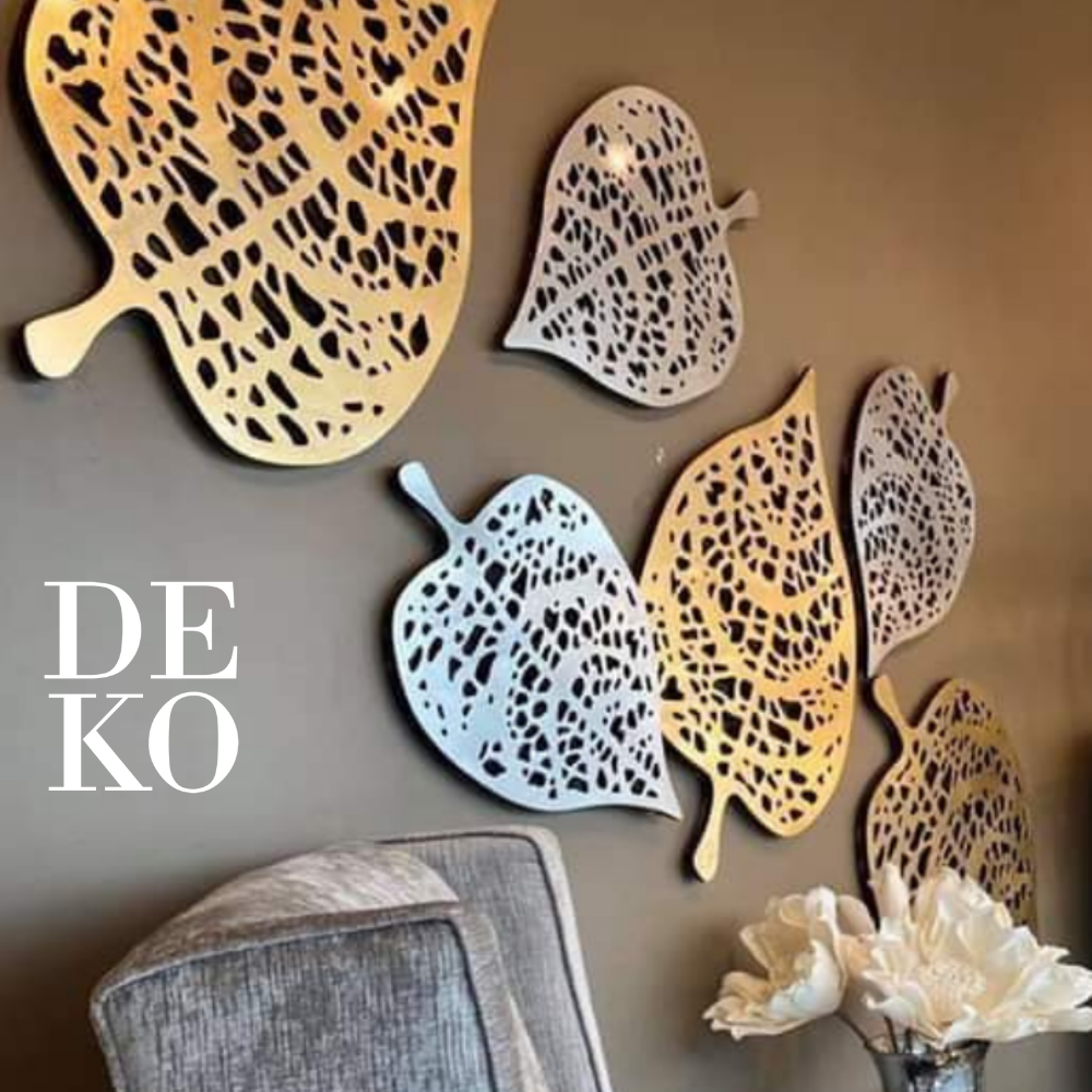 Paneles 3D Para Paredes - Modelo Hojas de Catalpa 6 con Envio Gratis en DEKO