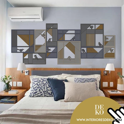Panel Aves en la Ciudad con Envío Gratis en DEKO