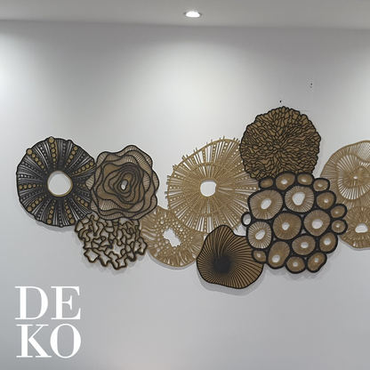 Paneles 3D Para Paredes - Modelo Arrecifes de Coral con Envío Gratis en DEKO