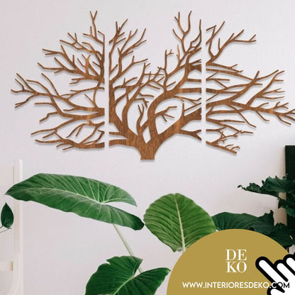 Paneles 3D Para Paredes - Modelo Árbol de Invierno con Envio Gratis en DEKO