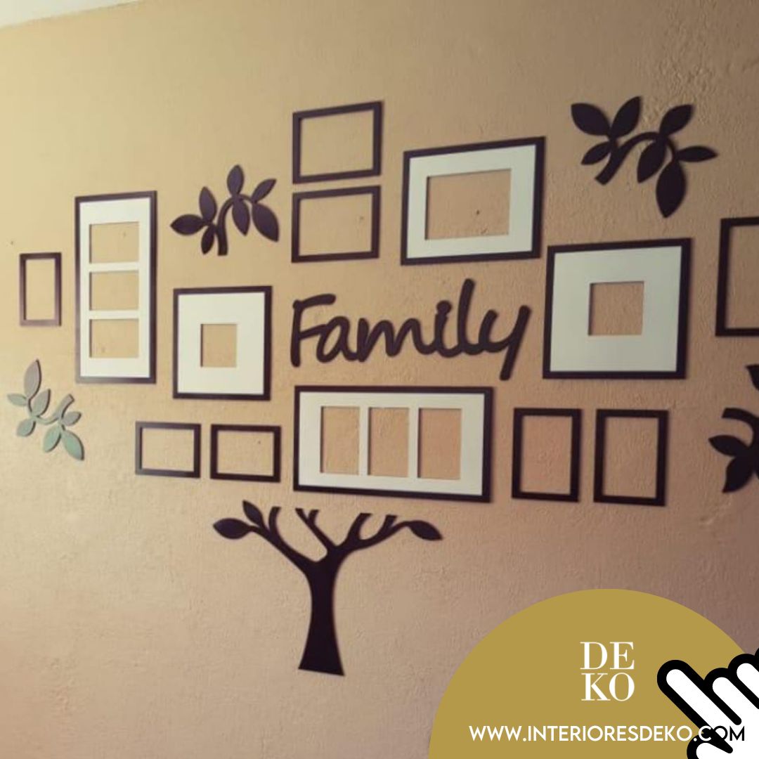 Paneles 3D Para Paredes - Modelo Árbol de Familia Grande con Envio Gratis en DEKO