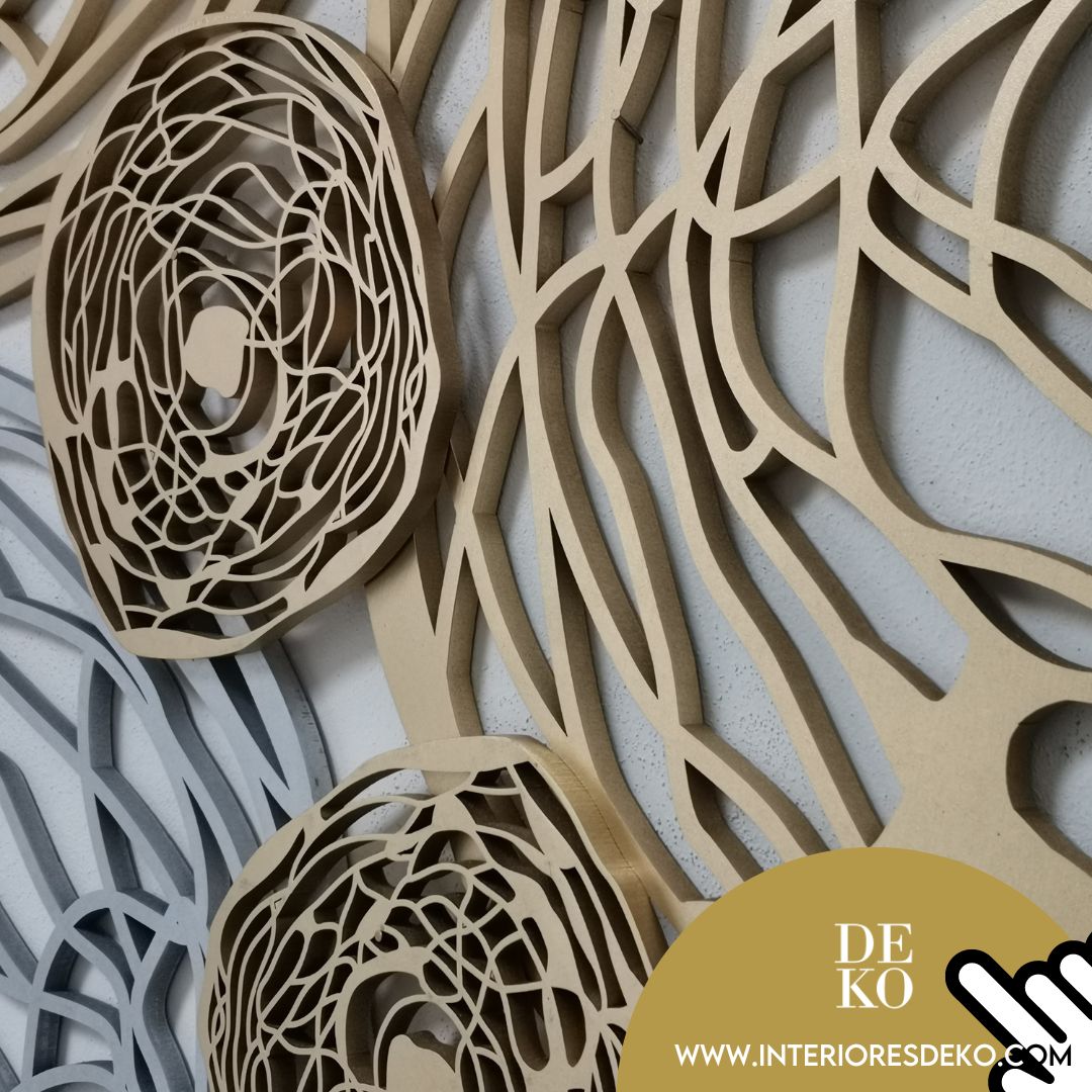 Paneles 3D Para Paredes - Modelo Nidos de Pájaro 10 con Envio Gratis en DEKO
