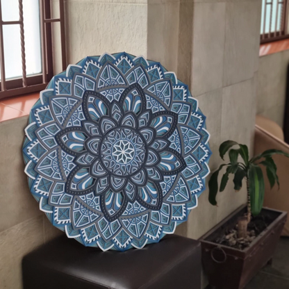 Paneles 3D Para Paredes - Modelo Mándala Elementos con Envío Gratis en DEKO