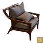 Sillón Individual de Parota - Modelo Chocolate con Envío Gratis en DEKO